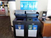 Tri des déchets dans la station de ski Panorama