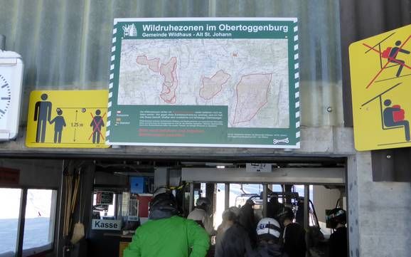 Toggenbourg: Domaines skiables respectueux de l'environnement – Respect de l'environnement Wildhaus – Gamserrugg (Toggenburg)