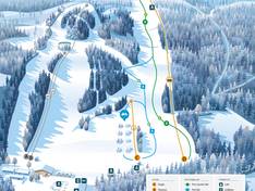 Plan des pistes Vallåsen