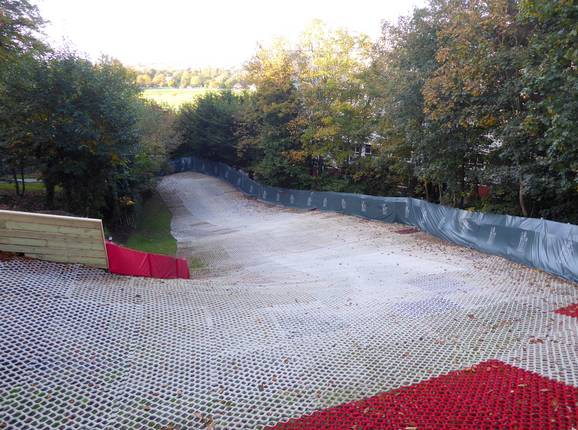 La piste Main Slope vue d'en haut