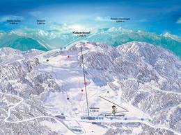 Plan des pistes Katzenkopf – Leutasch