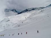 Pistes à la station intermédiaire Lognan