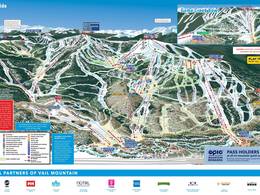 Plan des pistes Vail