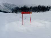 Signalisation des pistes à Raudalen
