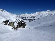 Piste de difficulté moyenne Grünseeabfahrt