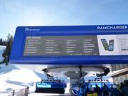 Informations numériques à l’embarquement du télésiège