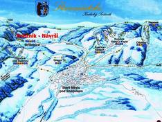 Plan des pistes Sněžník/Návrší – Stříbrnice