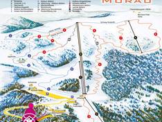 Plan des pistes Frauenalpe – Murau