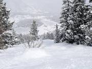 Terrain raide près du John Paul Express