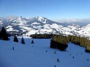 Vue sur le domaine skiable de Sudelfeld