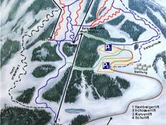 Plan des pistes Hohe Dirn – Losenstein