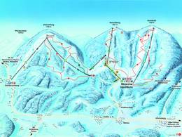 Plan des pistes Hochficht