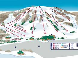 Plan des pistes Bittersweet