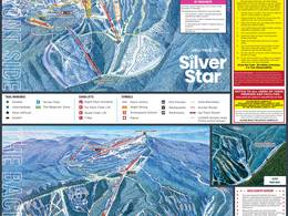 Plan des pistes SilverStar