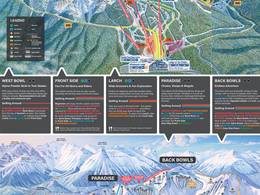 Plan des pistes Lake Louise