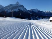Piste familiale fraîchement préparée