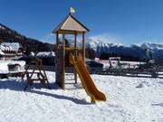 Aire de jeux dans le domaine skiable de Carezza