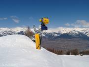 Canons à neige à Veysonnaz
