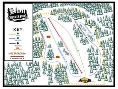 Plan des pistes Chester Bowl