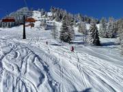 Neige profonde sous la Strassalmbahn