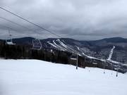 Vue sur le domaine skiable Stoneham