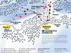 Plan des pistes Bielmonte