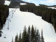 Vue sur la piste Lower North Axe