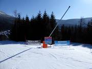 Signalisation des pistes dans le domaine skiable de Spindlermühle