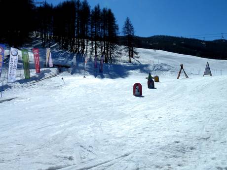 Jardin des neiges de l'école de ski Project à Sauze d'Oulx