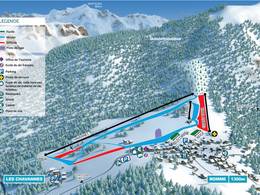 Plan des pistes Romme – Nancy-sur-Cluses