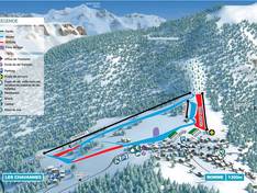 Plan des pistes Romme – Nancy-sur-Cluses
