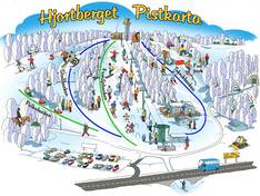 Plan des pistes Hjortberget – Oskarshamn