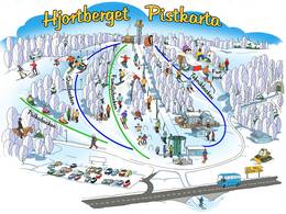 Plan des pistes Hjortberget – Oskarshamn