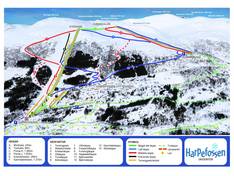 Plan des pistes Harpefossen