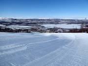 Préparation parfaite des pistes dans le domaine skiable de Hemavan
