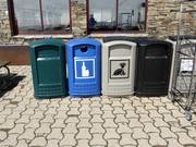 Tri des déchets dans la station de ski