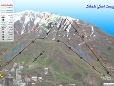 Plan des pistes Shemshak