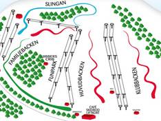 Plan des pistes Väsjöbacken – Sollentuna