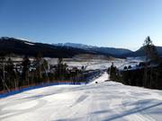 Vue sur l'Alpe di Vezzena et jusqu'à Asiago
