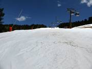 Descente jusqu'à la vallée vers Baqueira