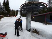 Assistance pour l’embarquement au téléski