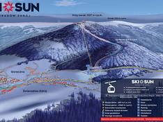 Plan des pistes Świeradów Zdrój