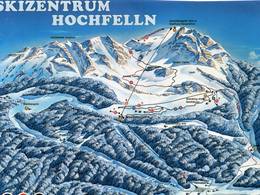 Plan des pistes Hochfelln – Bergen