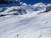 Piste damée à Zürs