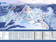 Plan des pistes Zieleniec