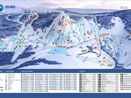 Plan des pistes Zieleniec