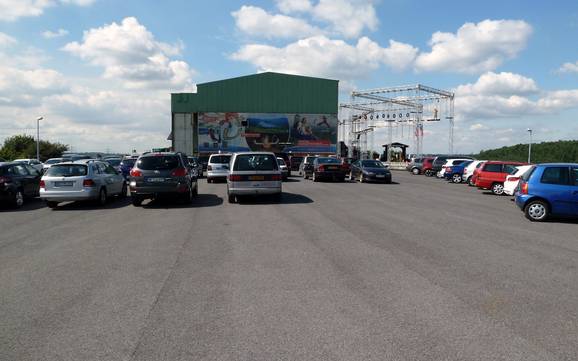 région de la Ruhr: Accès aux domaines skiables et parkings – Accès, parking Bottrop (alpincenter)