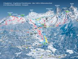 Plan des pistes Hochzeiger – Jerzens