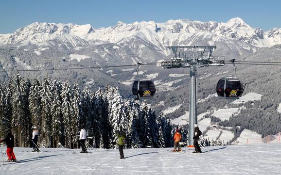 La plus haute gare aval à Radstadt – domaine skiable Radstadt/Altenmarkt