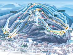 Plan des pistes Järvsö